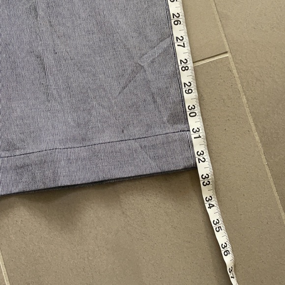 Lewit wide leg, high waist pin striped pants - Picture 9 of 13